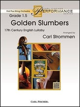 Golden Slumbers Orchestra sheet music cover